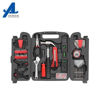 China Full Set of 131 Pcs Household Tool Kit Household DIY Tool Box Kit Hand Repair Foldable Tool Kit Sets for Home for sale