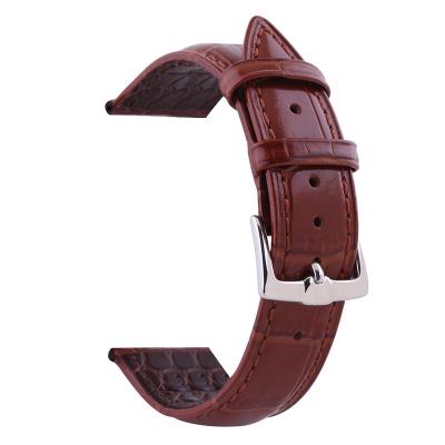 China Unisex High Quality Italian Leather Band 16mm 18mm 20mm Watch Strap 22mm 24mm for sale