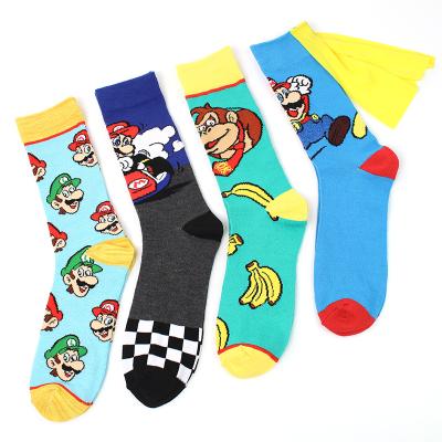 China New fashion anime cartoon QUICK DRY game cute mushroom men women socks cute socks for sale