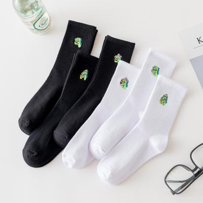 China 2021 New Embroidery Dinosaur Dragon Monster Animal QUICK DRY Socks For Men Girls Women for sale