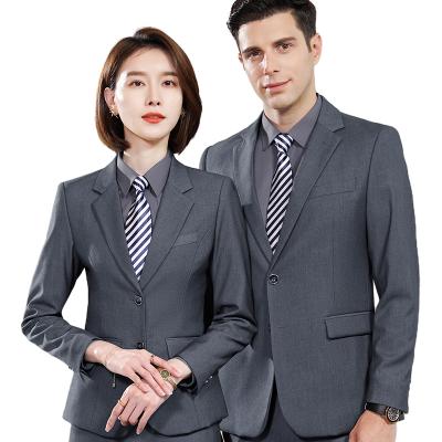 Китай Wholesale High Quality Suit Breathable Formal The Same Style For Men And Women Manager Men Blazer 2 Piece Pant Suit Office Work Suit продается