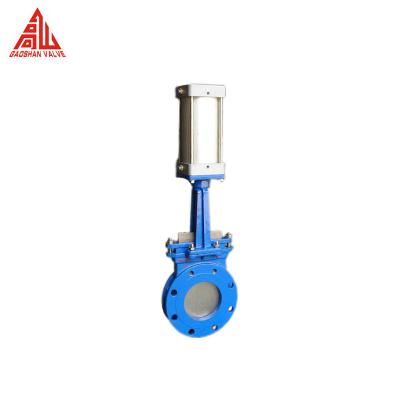 China Hot Selling Two Way Flow Di Air Actuator Operated Pneumatic Knife Gate Valve for sale