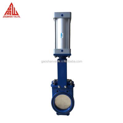 China Pneumatic Actuator Bi Directional Slurry Knife Gate Valve for sale