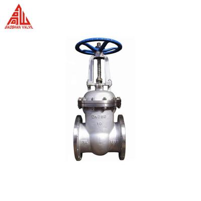 China Flanged stainless steel manual operation gate valves for sale