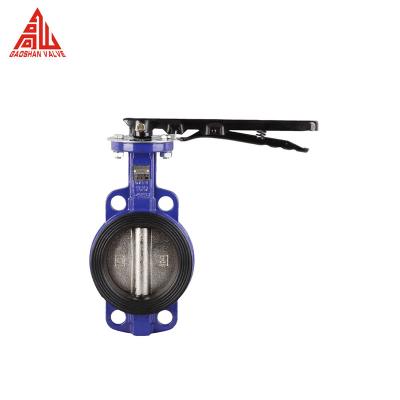 China WCB Stainless Steel Cast Ductile Iron Wafer Butterfly Valve for sale