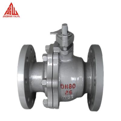 China Cast Steel Flanged Motorized Ball Valve Normal Temperature Medium Pressure zu verkaufen