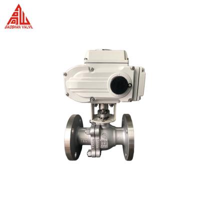 China WCB Stainless Steel Motorized Ball Valve Normal Temperature Manual Power for sale