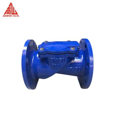 中国 Water Check Valve Ductile Iron Swing Type Rubber Flapper Check Valve 販売のため