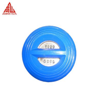 China H76 Cast Ductile Iron Stainless Steel Wafer Double Way Check Valve for sale