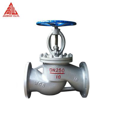 China Pn10 Manual Way Carbon Steel Thread Globe Valve Medium Temperature Manual Power zu verkaufen