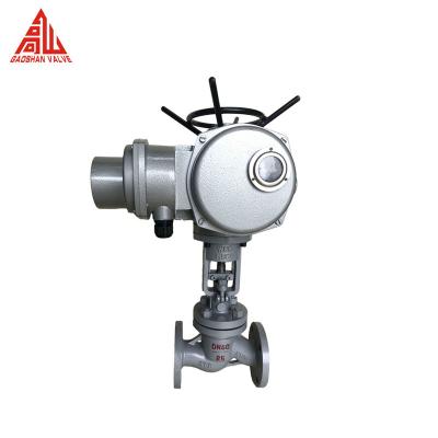 China A216 WCB Stainless Steel Motorized Globe Valve for sale