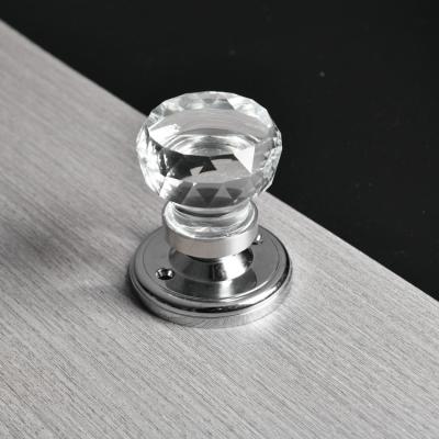 China Crystal Knob Handle Fine Workmanship Transparent Clean Light Multiple Class Crystal Handles Knobs for sale