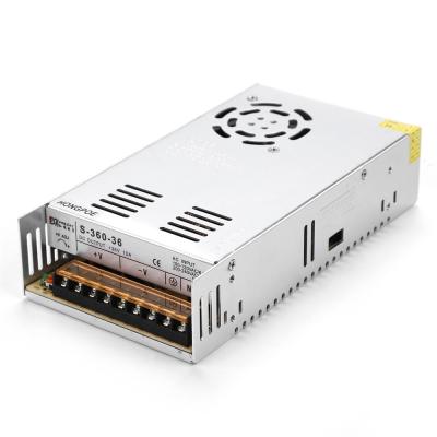 China Automation HONGPOE Best Quality 36V 10A 360W Industrial Power Supply Changing Driver For CCTV Camera LED Strip AC 100-240V Input In DC 36V for sale