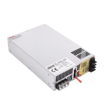 China DC 0-150V 200V 250V 300V 350V 380V 400V 110/220VAC SMPS Adjustable Changeover Power Supply 2200W PLC Control 280*180*65mm for sale