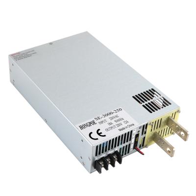 China Led/Battery/Machine Tool/Manufacturers Industrial High Power 250V 12A Adjustable 3000W Chinese Low Cost Switching DC Power Supply for sale