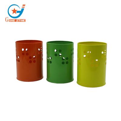 China Tealight Home Candle Holder Candle Jars Metal Decoration Steel Candle Holder for sale