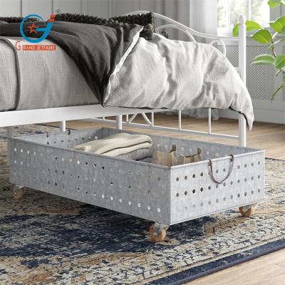 China Viable Galvanize Wire Underbed Storage Metal Rolling Truss Tray For Sale for sale