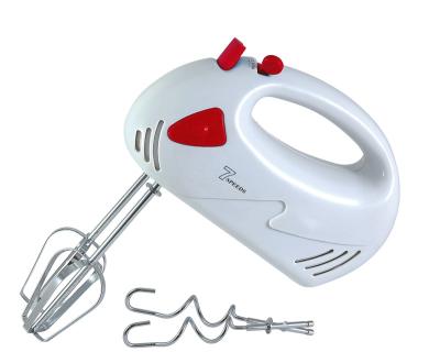 China Handheld Egg Beater 7 Speeds Electric Household Dough Mixer Ejector Knob Beater High Speed for sale