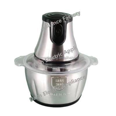 China Stainless Steel Electric Food Processor Chopper Automatic Mincing Machine Quiet Bowl-Lift Design Chopper 2 Speeds for sale