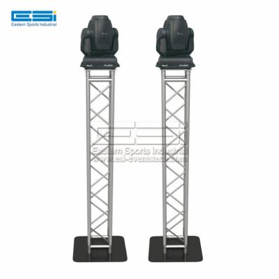 China Aluminum Sturdy Moving Head Light Bar Movable Stand Square Trade Show Maker DJ Truss Totem For Sale for sale