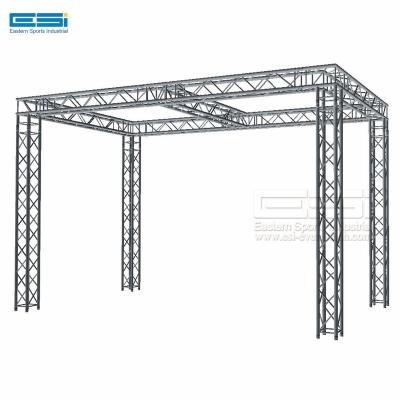 China Factory aluminio aluminum alloy trust truss theatrical pin truss/beam design aluminum square frame bolt truss for sale for sale