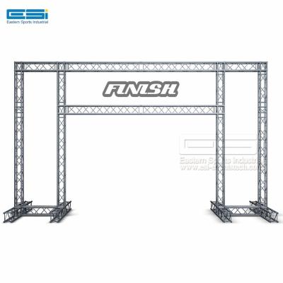 China 6061-T6 or 6082-T6 aluminum spigot easy install star finish line frame truss banner for sale for sale