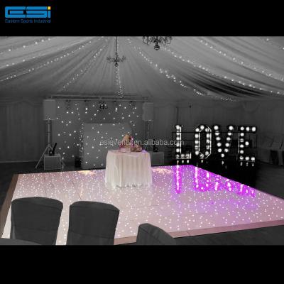 China ESI strobe factory led starlit and light dance floor for sale and rent with wedding for sale