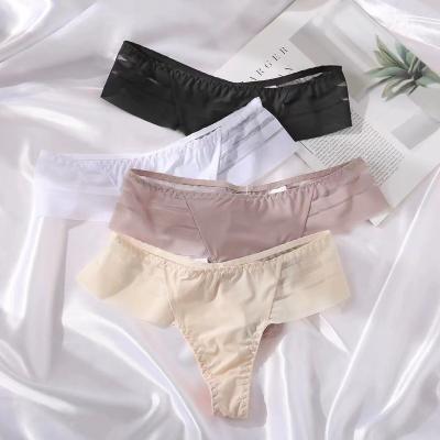 China Overseas Wholesale Breathable Plus Size Women's Knitted Thongs Panties Sexy Gifts For Wife Girlfriend Lover for sale