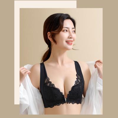 China Pump Underwear Series Traceless Wide Strap Underwear Gathering Push Up Underwear Comfortable Non-tighten High Elasticity Bra for sale