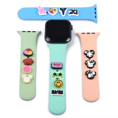 China Rubber Mexican Charms For Apple Watch Band Decoration Watch Charms For Apple Watch Band Charms Accessories for sale