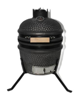 China Matt Black 13 Inch Kamado Grill 32cm Ceramic Outdoor for sale