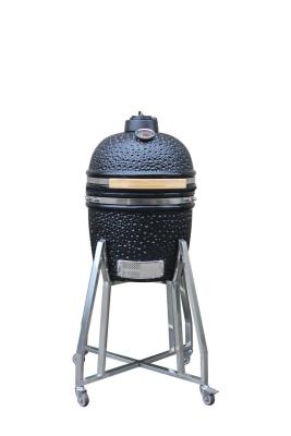 중국 세라믹 15 인치 Kamado 석쇠 검정 색깔 39cm 취사 도구 판매용