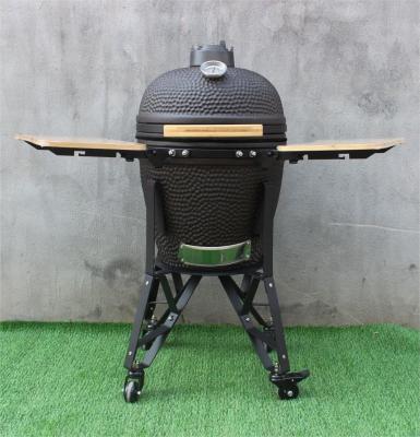 China Mattschwarze Farbe 51 cm Keramik-Holzkohlekocher 20 Zoll Kamado zu verkaufen