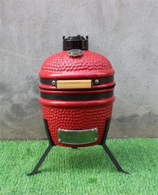 중국 세라믹 13 인치 Kamado 석쇠 옥외 빨간색 33cm 판매용