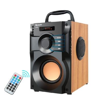 China Mini System Wholesales Subwoofer Wireless Stereo Sound Bass Wooden Outdoor Party Surround Speakers for sale