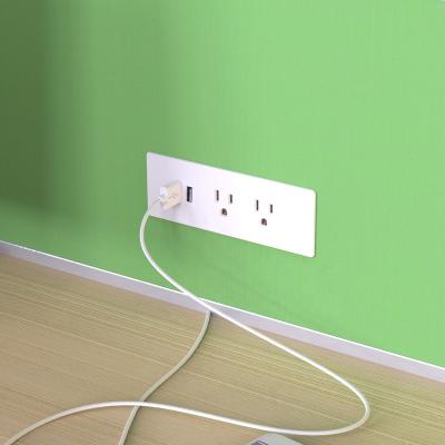 China commercial american type c extension lead usb charging american standard switch socket for sale