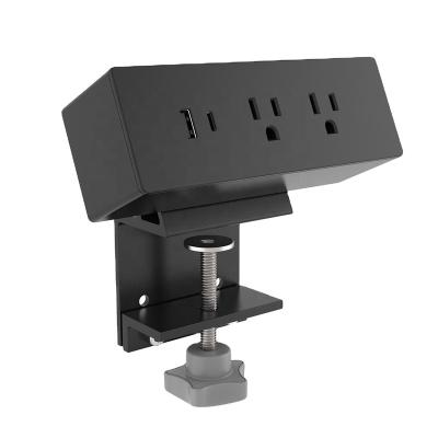 China Commercial 125V USB Outlet Tabletop Socket Outlet Extensions Electrical Outlet for sale