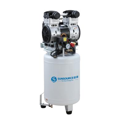 China High Efficiency Taizhou Air Compressor 1.1Kw 1.5Kw 1.5Hp 2Hp Oil Free Air Compressor With 40L Tank for sale