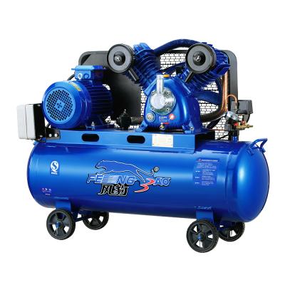 China Compresor De l'Aire Para Pintar Lubricated Air Compressor Pump 2 Stage 2Hp 1500W 56L Belt Driven Air Compressors for sale