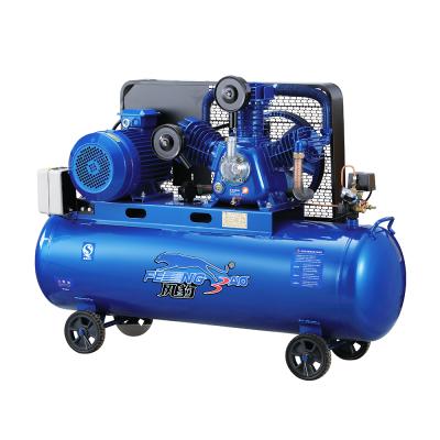 China Best Selling Lubricated High Pressure Piston Compressor 10Hp 160L Big Piston Compressor Belt Driven Air Compressor for sale