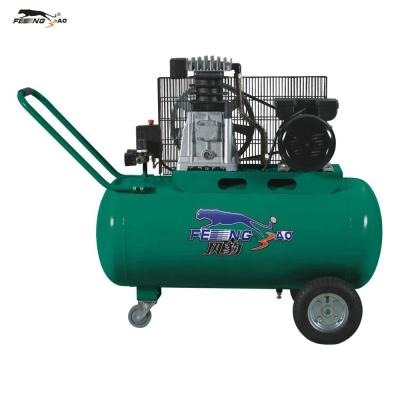 China 2HP Portable Italy Style Lubricated Belt Driven Air Compressor for sale