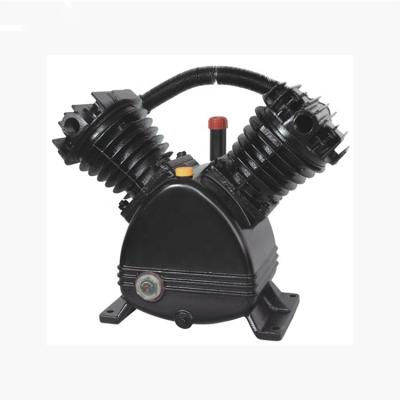 China Zhejiang Lubricated Compressor Air 8 Bar 2Hp 2 Cylinder Portable Air Compressor Pump Head for sale