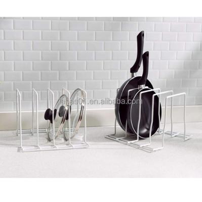 China New Type Kitchen Dish Storage Organizer Pot Sustainable Sale Well Rack for sale