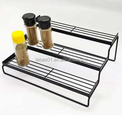 China 2021 New Design Viable Design Kitchen Storage 3 Tier Cabinet High Quality Spice Rack for sale