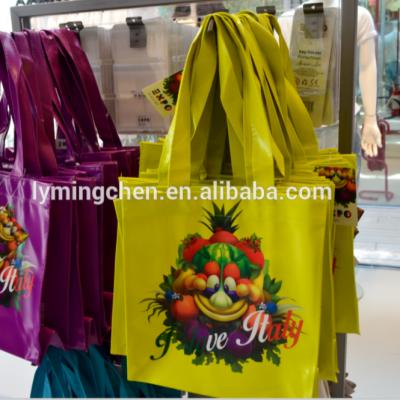 China Handled Customized Hot Sale Non Woven Clothing Store Lovely Gift Handbags for sale