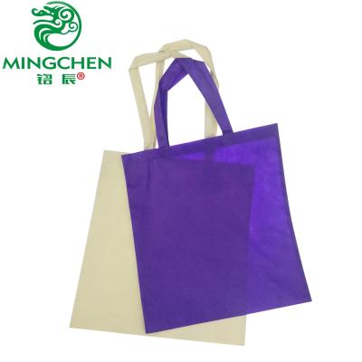 China Eco - Friendly Mingchen Yellow Purple Tote Bag Handbag Cotton Bag for sale