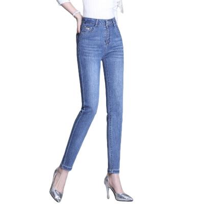 China Factory Price Fashion Sexy Skinny Jeans Women High Waist Breathable Jeans New for sale