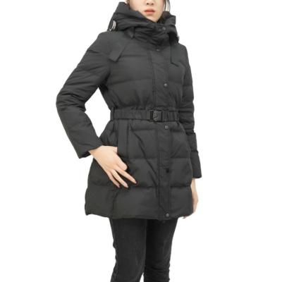 China Breathable Wholesale Ladies Padded Stripper Jacket Women's Hooded Down Jacket for sale