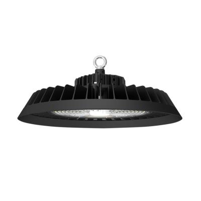 China bahía del UFO de 0-10V Dimmable LED la alta enciende 150W aluminio negro de 22000 lúmenes en venta