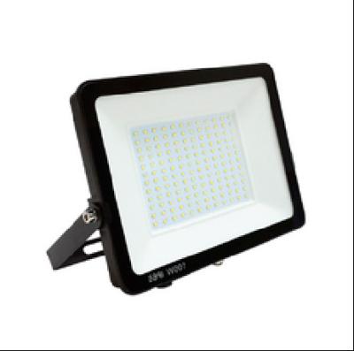 China Black Aluminum Outdoor Slim LED Flood Lights With Motion Sensor IP66 AC220V for sale